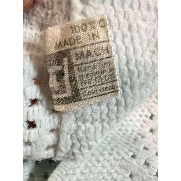 Vintage Baby Blanket Blue Teddy‎ Bear Made In Great Britain Vintage Nordstrom - Picture 4 of 4